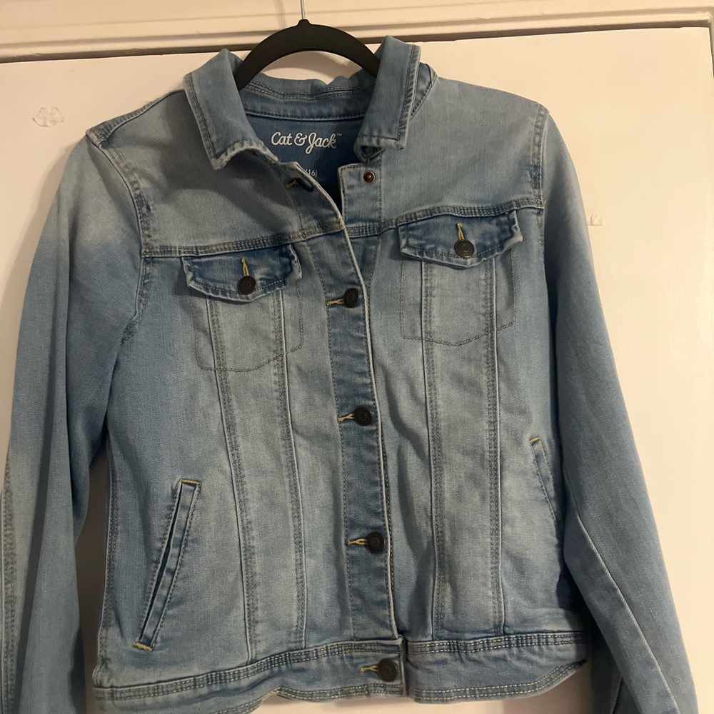 Cat & Jack Women's Sky Blue Jean Jacket
